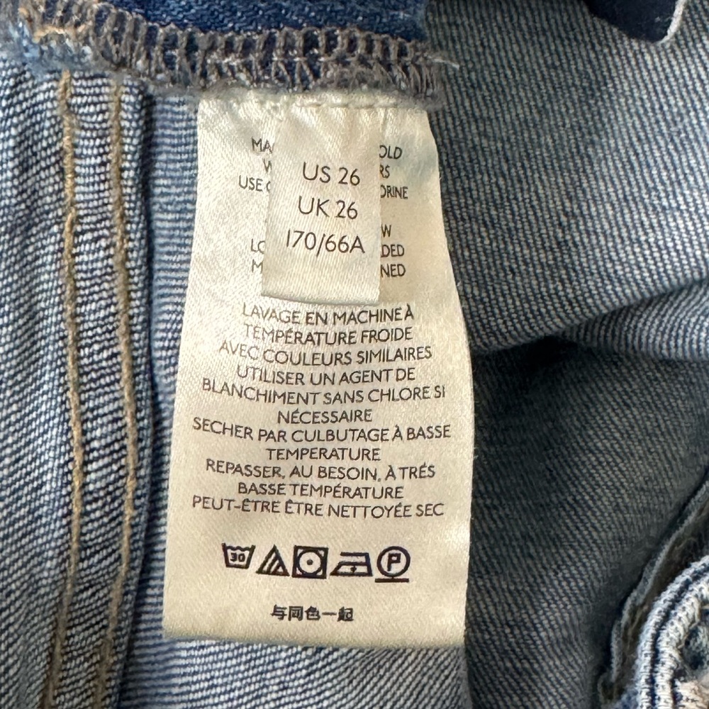 Pilcro and the Letterpress by Anthropologie Slim Boyfriend Distressed Blue Jeans - Picture 13 of 16